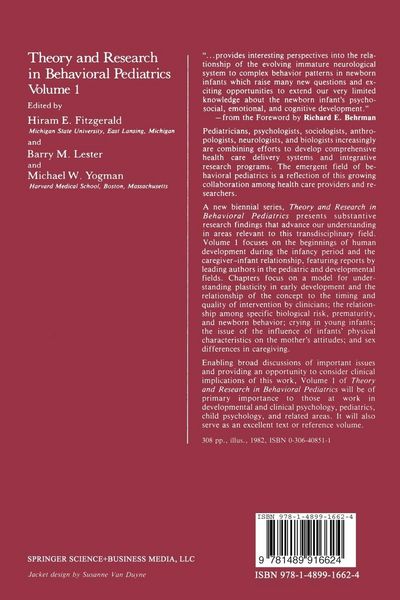 Produktbild: Theory and Research in Behavioral Pediatrics