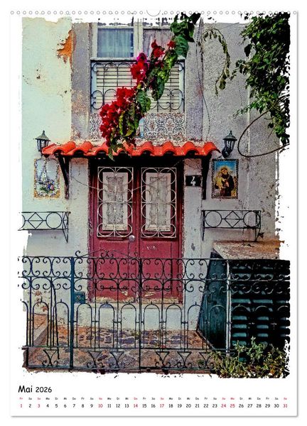 Produktbild: Lissabons Altstadt (Wandkalender 2026 DIN A2 hoch), CALVENDO Monatskalender