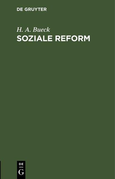 Produktbild: Soziale Reform