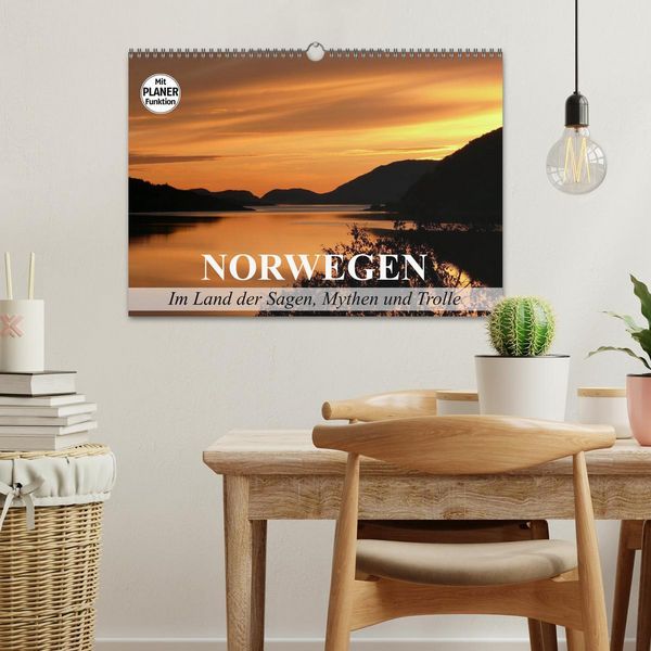 Produktbild: Norwegen. Im Land der Sagen, Mythen und Trolle (Wandkalender 2026 DIN A3 quer), CALVENDO Monatskalender