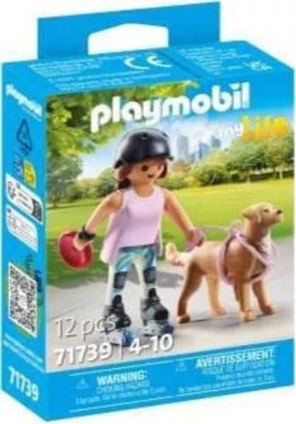PLAYMOBIL 71739 Inlinerin mit Retriever