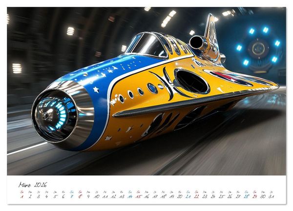 Produktbild: Coole Flitzer (Wandkalender 2026 DIN A3 quer), CALVENDO Monatskalender