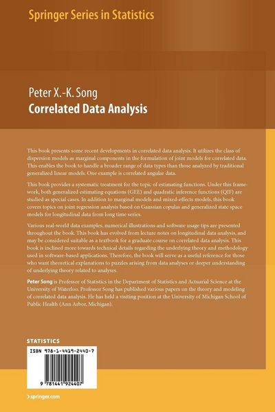 Produktbild: Correlated Data Analysis: Modeling, Analytics, and Applications