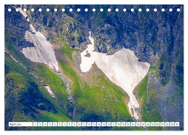 Produktbild: Die Gletscher schmelzen (Tischkalender 2026 DIN A5 quer), CALVENDO Monatskalender
