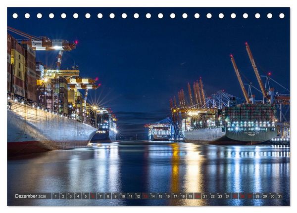 Produktbild: Hamburg - Die Weltstadt an der Waterkant (Tischkalender 2026 DIN A5 quer), CALVENDO Monatskalender