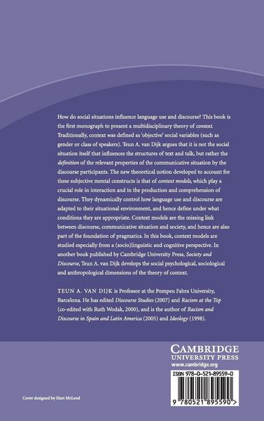 Produktbild: Discourse and Context