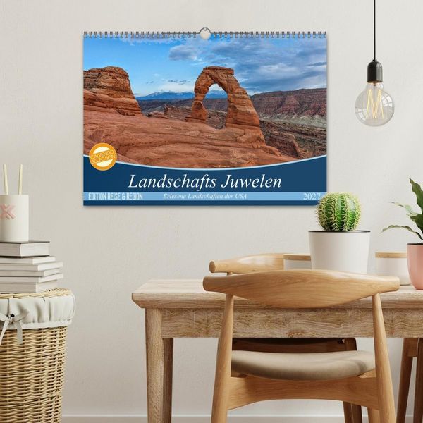 Produktbild: Landschafts Juwelen - Erlesene Landschaften der USA (Wandkalender 2027 DIN A3 quer), CALVENDO Monatskalender