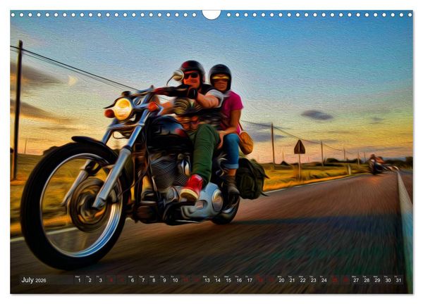 Produktbild: Images of Harley Davidson (Wall Calendar 2026 DIN A3 landscape), CALVENDO 12 Month Wall Calendar