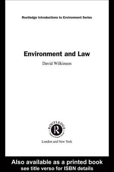 Produktbild: Environment and Law
