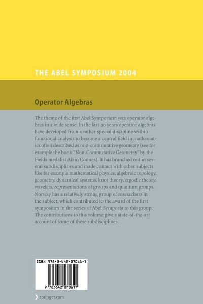 Produktbild: Operator Algebras