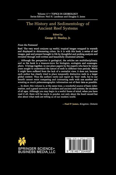 Produktbild: The History and Sedimentology of Ancient Reef Systems