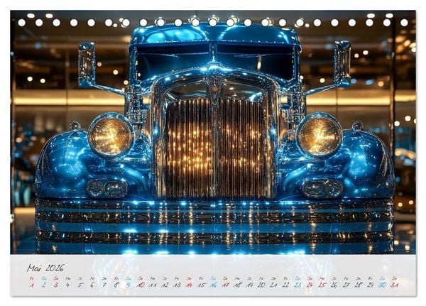 Produktbild: Giganten der Stra&szlig;e (Tischkalender 2026 DIN A5 quer), CALVENDO Monatskalender