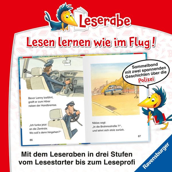 Produktbild: Leserabe Sonderausgaben - Polizeiabenteuer zum Lesenlernen