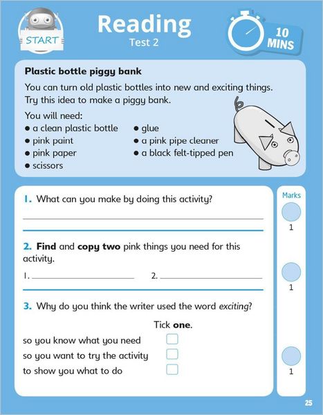 Produktbild: Grammar, Reading & Maths 10-Minute Tests Ages 6-7