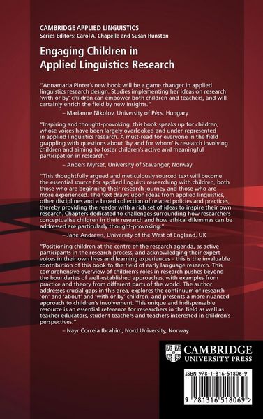 Produktbild: Engaging Children in Applied Linguistics Research