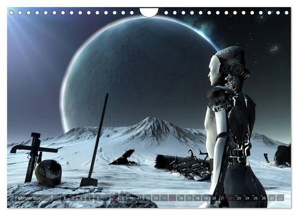 Produktbild: Planetare Traumwelten (Wandkalender 2026 DIN A4 quer), CALVENDO Monatskalender