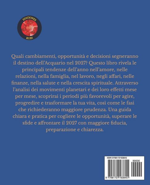 Produktbild: Acquario Oroscopo 2027