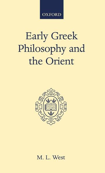Produktbild: Early Greek Philosophy and the Orient