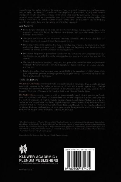 Produktbild: History of the Pancreas: Mysteries of a Hidden Organ