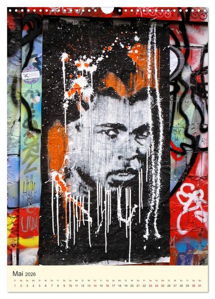 Produktbild: Berlin StreetArt Classics (Wandkalender 2026 DIN A3 hoch), CALVENDO Monatskalender