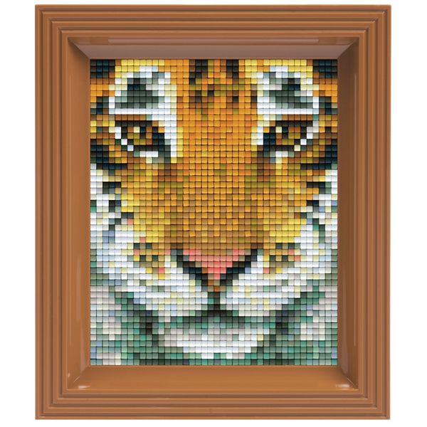 Produktbild: PRACHT Pixel Mosaik Tiger Geschenkverpackung