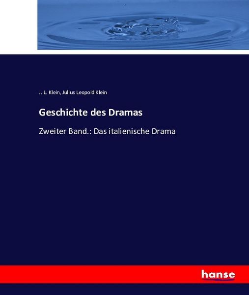 Produktbild: Geschichte des Dramas