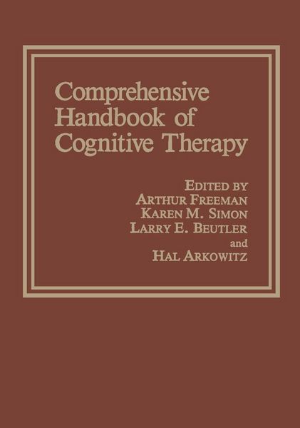 Produktbild: Comprehensive Handbook of Cognitive Therapy