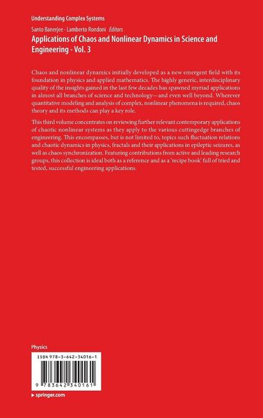 Produktbild: Applications of Chaos and Nonlinear Dynamics in Science and Engineering - Vol. 3