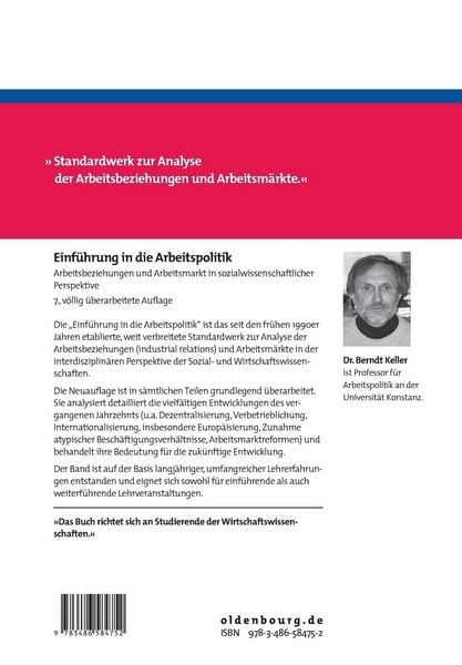 Produktbild: Einf&uuml;hrung in die Arbeitspolitik