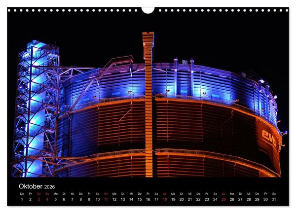 Produktbild: Gute Nacht - Ruhrgebiet! (Wandkalender 2026 DIN A3 quer), CALVENDO Monatskalender