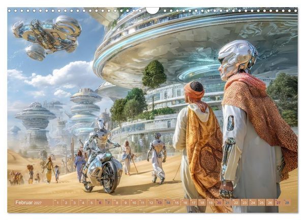 Produktbild: Science Fiction Reise - Ein visuelles Abenteuer (Wandkalender 2027 DIN A3 quer), CALVENDO Monatskalender