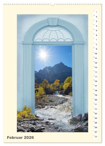 Produktbild: Das Tor zur Natur 2026 (hochwertiger Premium Wandkalender 2026 DIN A2 hoch), Kunstdruck in Hochglanz