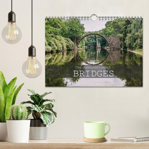 Produktbild: The Fascination of Bridges (Wall Calendar 2026 DIN A4 landscape), CALVENDO 12 Month Wall Calendar
