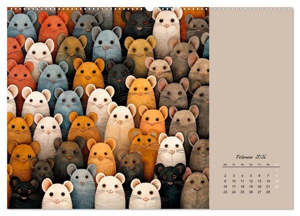 Produktbild: Tierisches Gewimmel (Wandkalender 2026 DIN A2 quer), CALVENDO Monatskalender