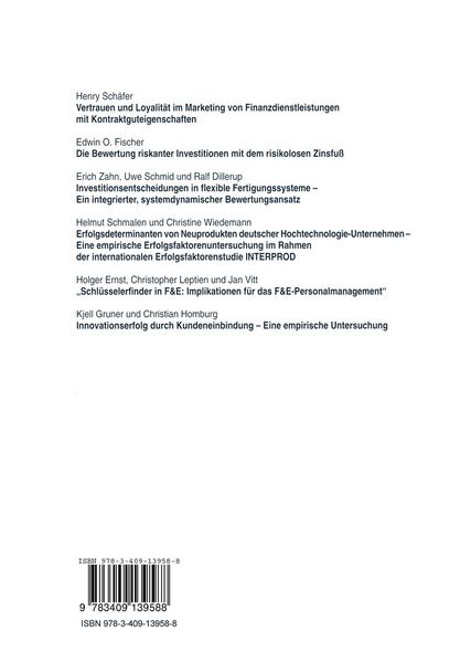 Produktbild: Innovation und Investition