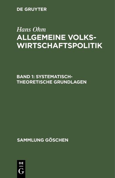 Produktbild: Systematisch-theoretische Grundlagen