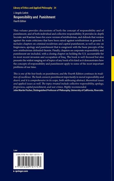 Produktbild: Responsibility and Punishment
