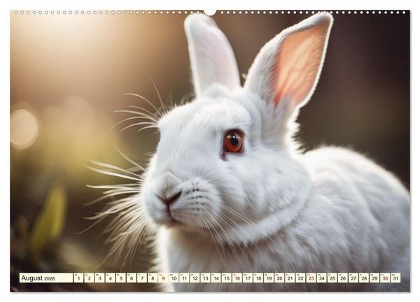 Produktbild: M&uuml;mmelm&auml;nner - Goldige Kaninchen (Wandkalender 2026 DIN A2 quer), CALVENDO Monatskalender