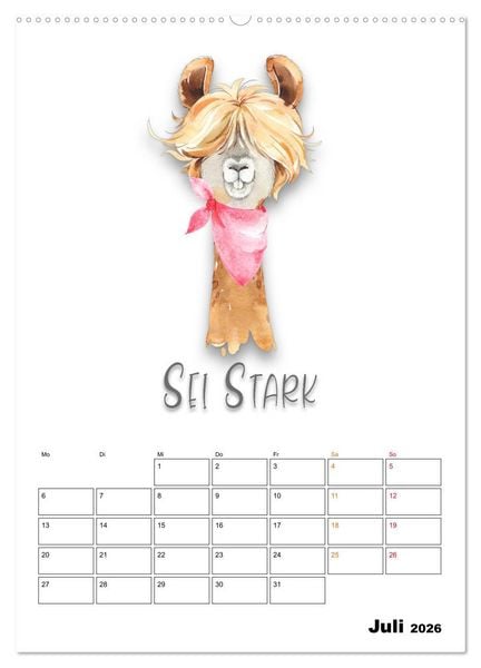 Produktbild: Bleib cool - Gute-Laune-Kalender (Wandkalender 2026 DIN A2 hoch), CALVENDO Monatskalender