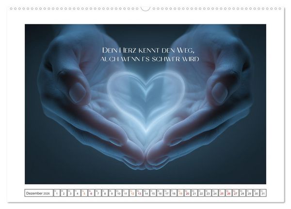 Produktbild: Zeit f&uuml;r Dankbarkeit - Pflege mit Herz (hochwertiger Premium Wandkalender 2026 DIN A2 quer), Kunstdruck in Hochglanz