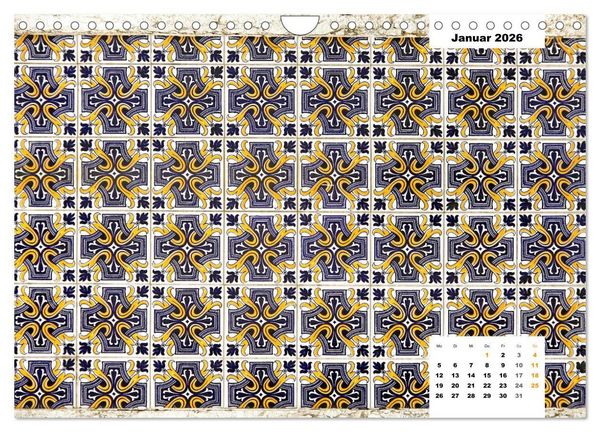 Produktbild: Lissabons Azulejos (Wandkalender 2026 DIN A4 quer), CALVENDO Monatskalender