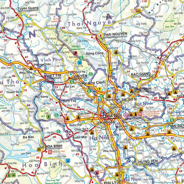 Produktbild: freytag & berndt Stra&szlig;enkarte Vietnam - Laos - Kambodscha 1:900.000
