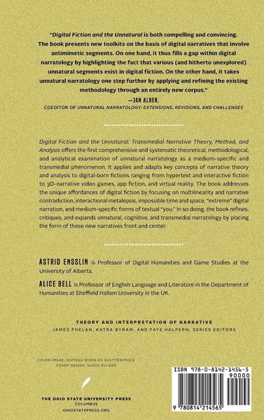Produktbild: Digital Fiction and the Unnatural