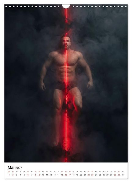 Produktbild: Floating Men - maskuliner K&ouml;rperbau in vollkommener Entspannung (Wandkalender 2027 DIN A3 hoch), CALVENDO Monatskalender