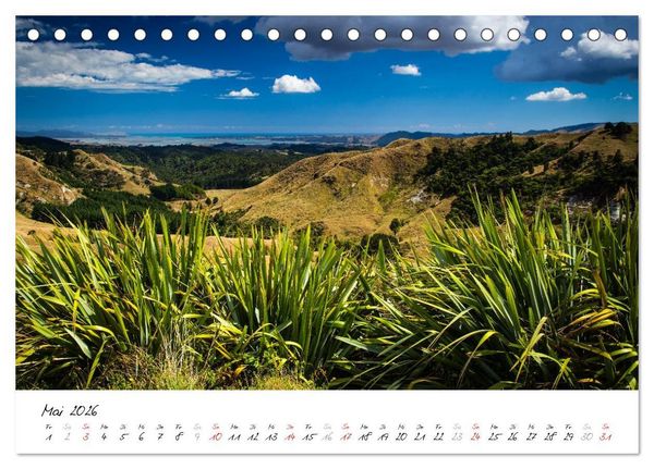 Produktbild: Neuseeland - Streifzug &uuml;ber die Nordinsel / CH-Version (Tischkalender 2026 DIN A5 quer), CALVENDO Monatskalender
