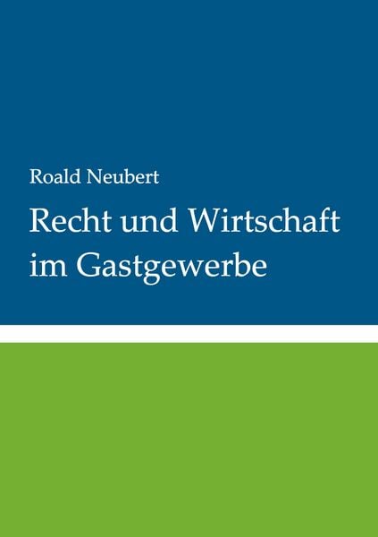 Produktbild: Recht und Wirtschaft im Gastgewerbe