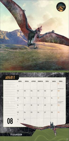 Produktbild: Jurassic World Broschurkalender 2027