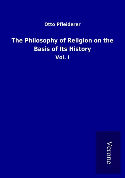 Produktbild: The Philosophy of Religion on the Basis of Its History