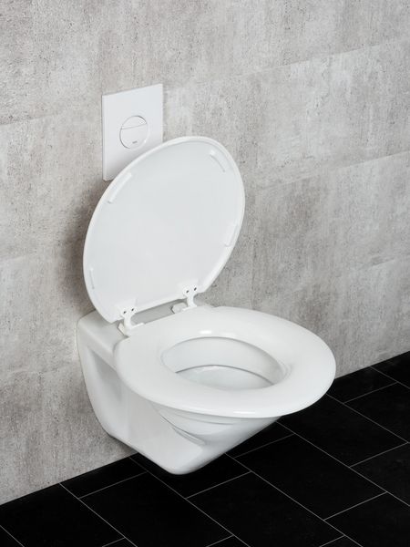 Produktbild: WC-Sitz Mod. Torino XXL, aus antibakteriellem Duroplast, belastbar bis 300 kg