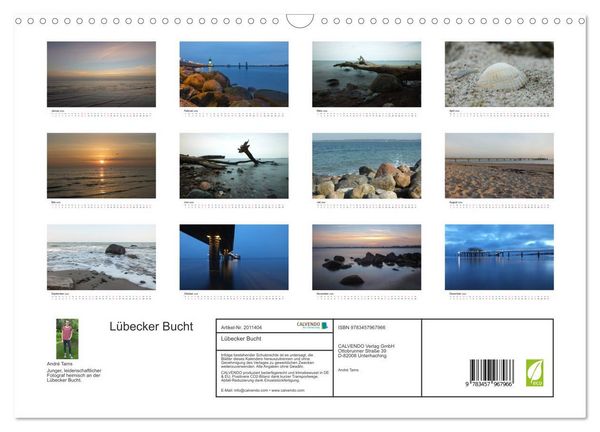 Produktbild: L&uuml;becker Bucht (Wandkalender 2026 DIN A3 quer), CALVENDO Monatskalender